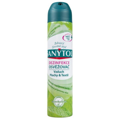 Sanytol dezinfekčný osviežovač A&S Menthol 300ml