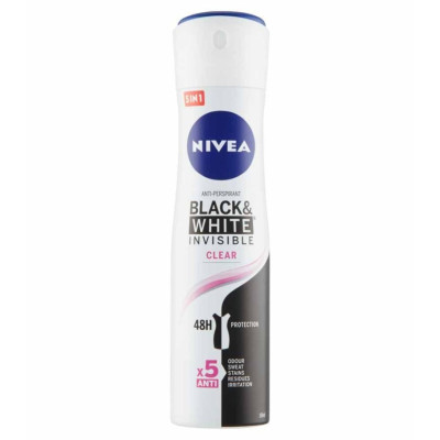 Nivea deo 150ml B&W Invisible Clear