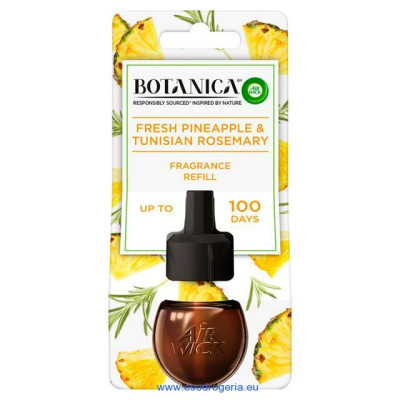 Air Wick elektr. n. náplň 19ml Botanica Fresh Ananás a rozmarín