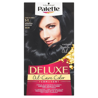 Palette Schwarzkopf Deluxe 909 modro čierna