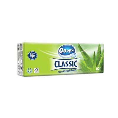 Ooops! Vreckovky Classic Aloe Vera Balsam 10x10/3vrstv.