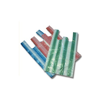 HP68416 Taška 8/10kg mikrotén - zelená/červená 100ks