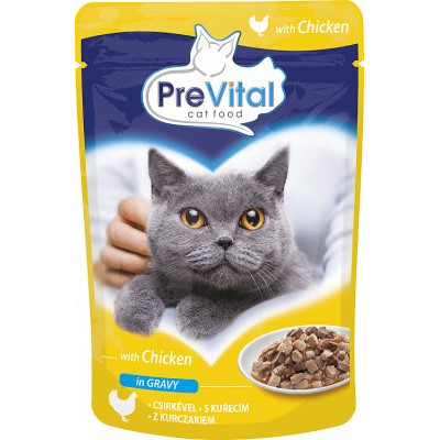 PreVital kapsička pre mačky kura 100g