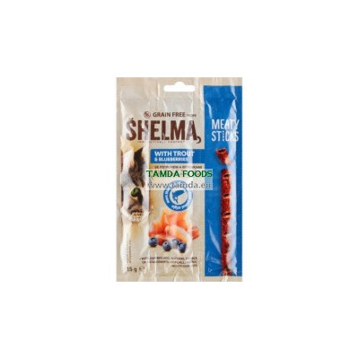Shelma Snack pre mačky pstružie tyčinky 15g