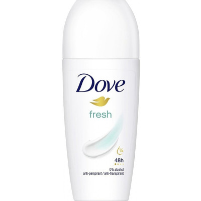 Dove roll-on 50ml Fresh 0% Alkohol