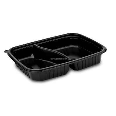 Menu box čierny 2dielny 50ks