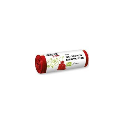 SP Vrecia na zdravotnícky odpad LDPE 60L/20ks