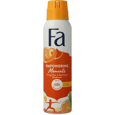 Fa deo 150ml Empowering Moments - Orange Peel and Basil