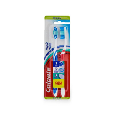 Colgate zubná kefka duopack Triple Action Medium