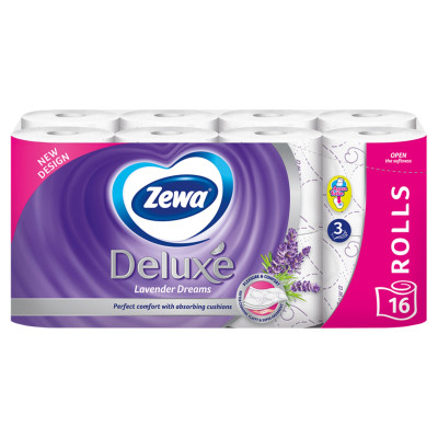 Zewa toaletný papier Deluxe 3vrst./16ks  Lavender Dreams